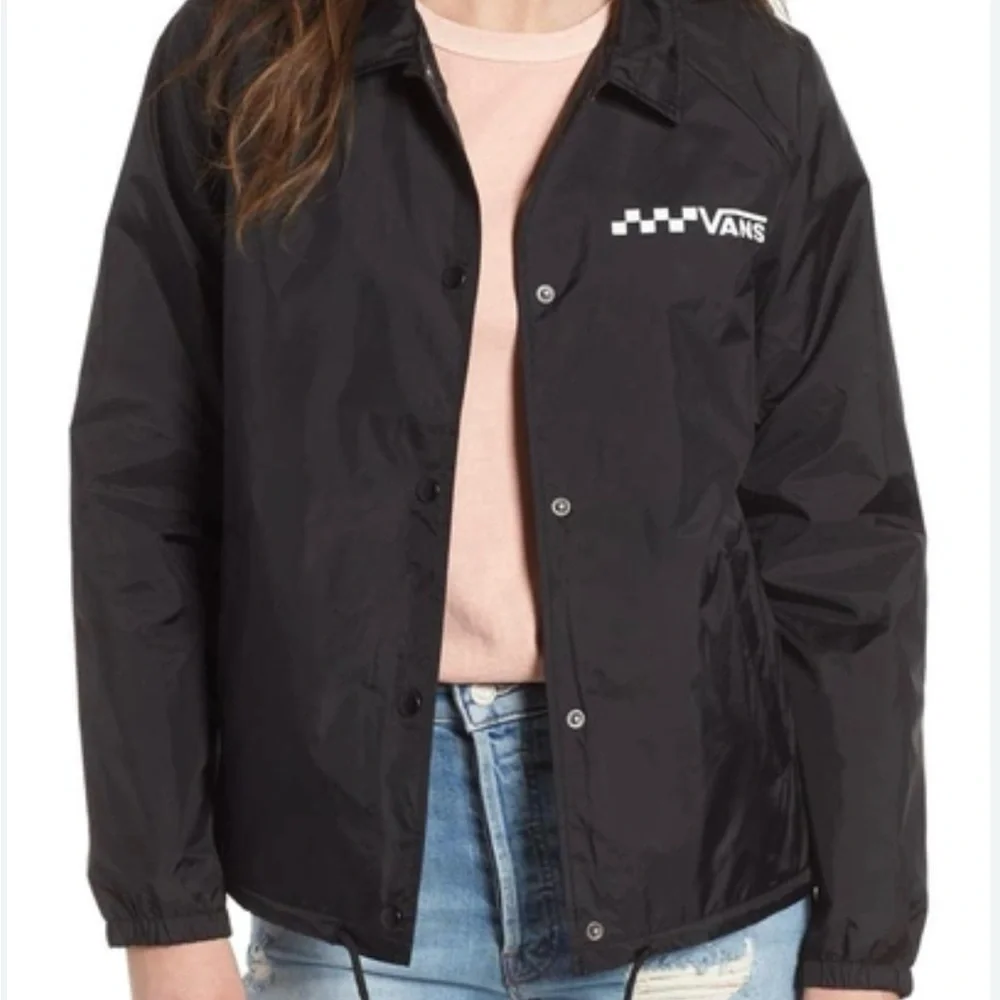 Vans Black Thanks Coach Jacket - Picture 5 of 15